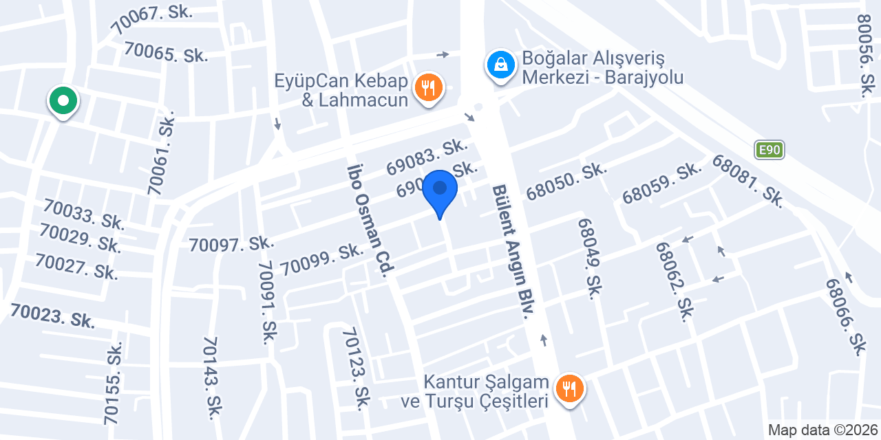 Köşk Restaurant konumu