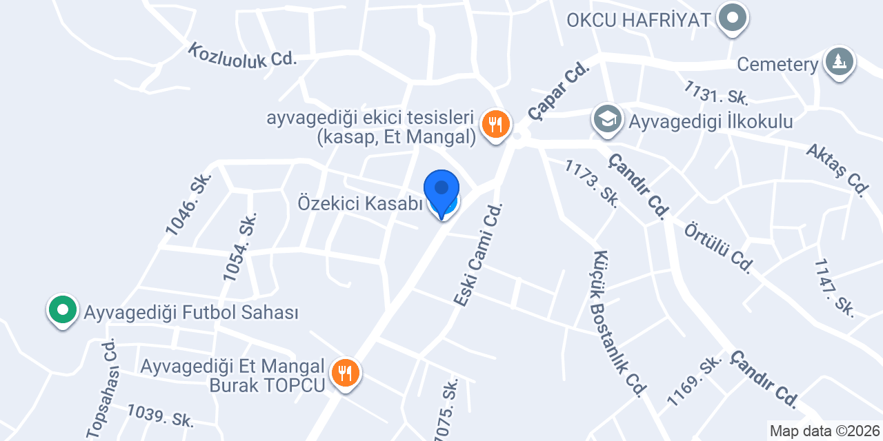 Özekici Kasabı konumu