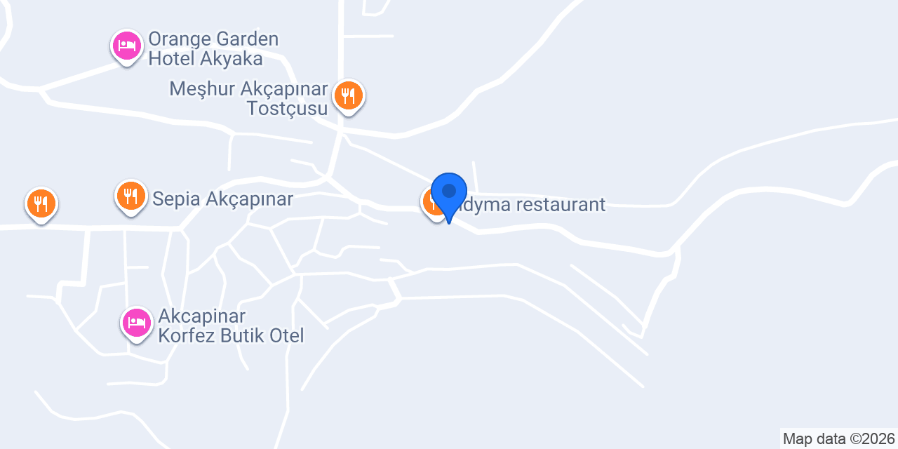 Akçapınarhan Pansiyon konumu