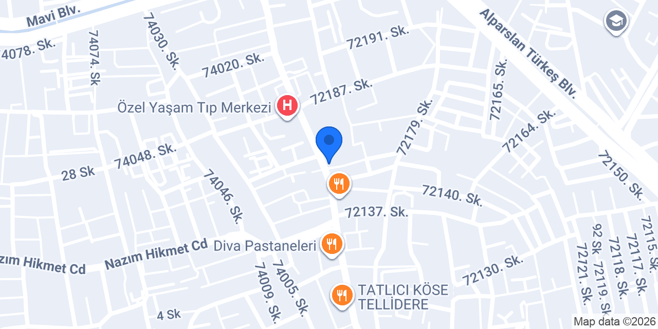 Nova Süpermarket konumu