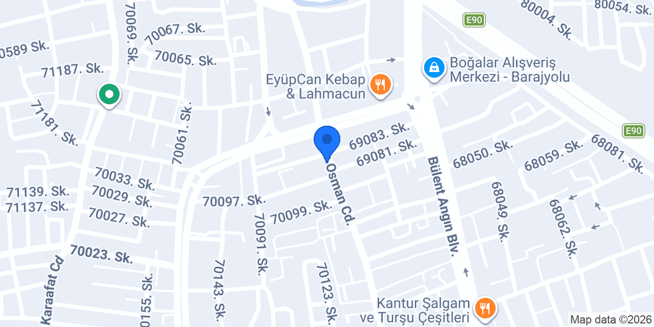 Gürsu Yapi Market konumu