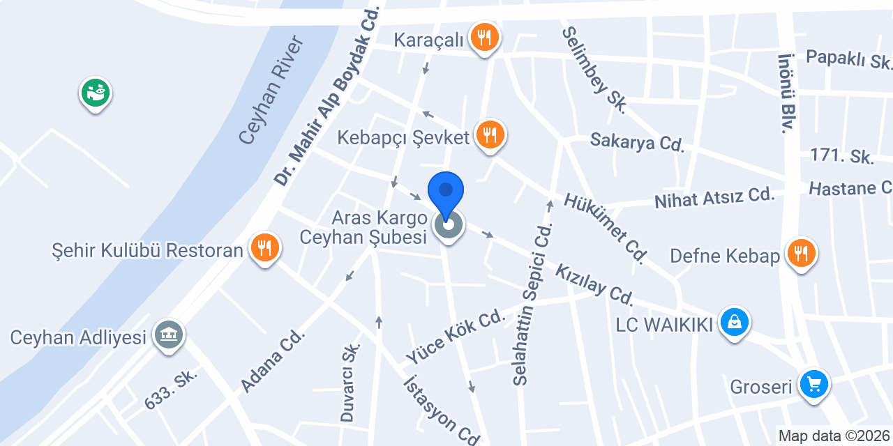 Ceyhan Çilingir Anahtarcı Murat konumu