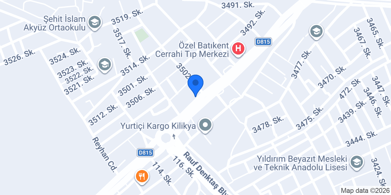 Fatoş Tavukçuluk konumu