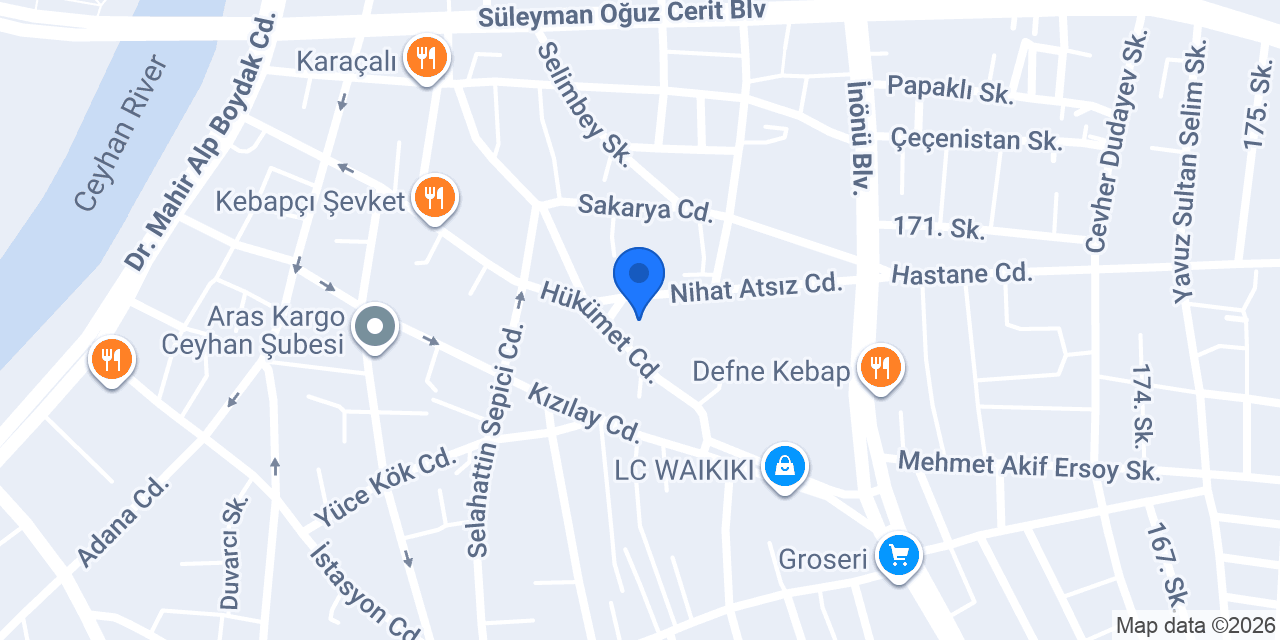 Halk Kütüphanesi konumu