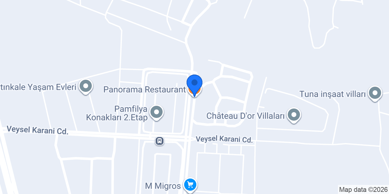 Panorama Restaurant konumu