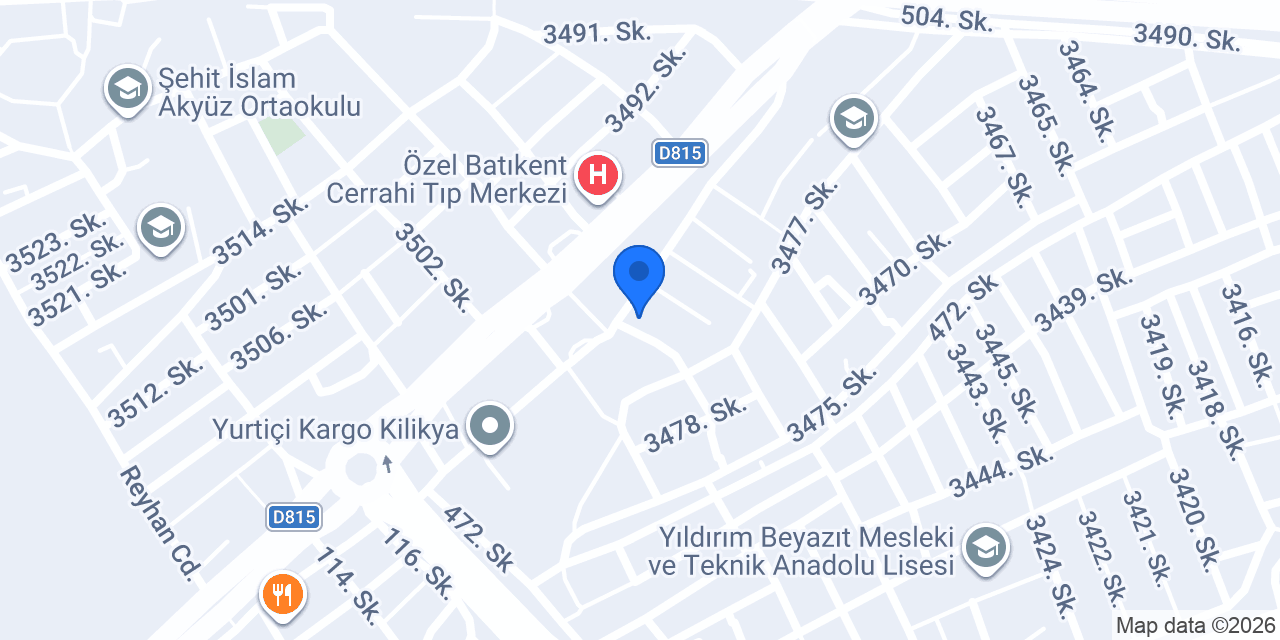 Mine Eczanesi konumu