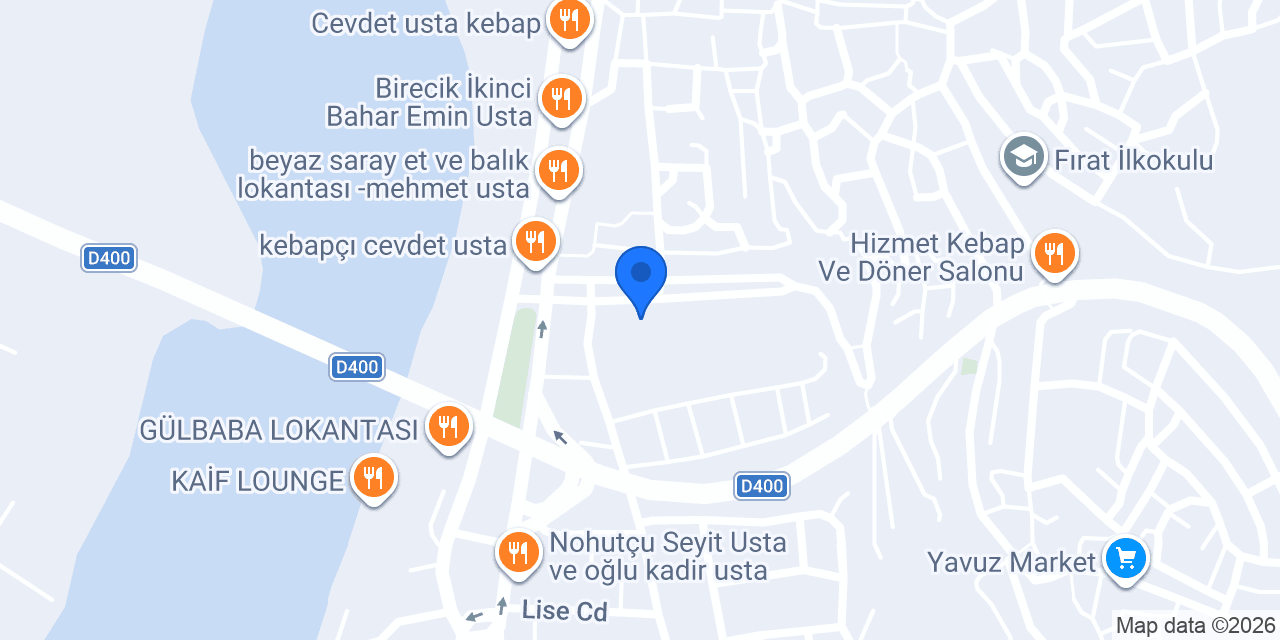 VakıfBank Birecik Şubesi konumu