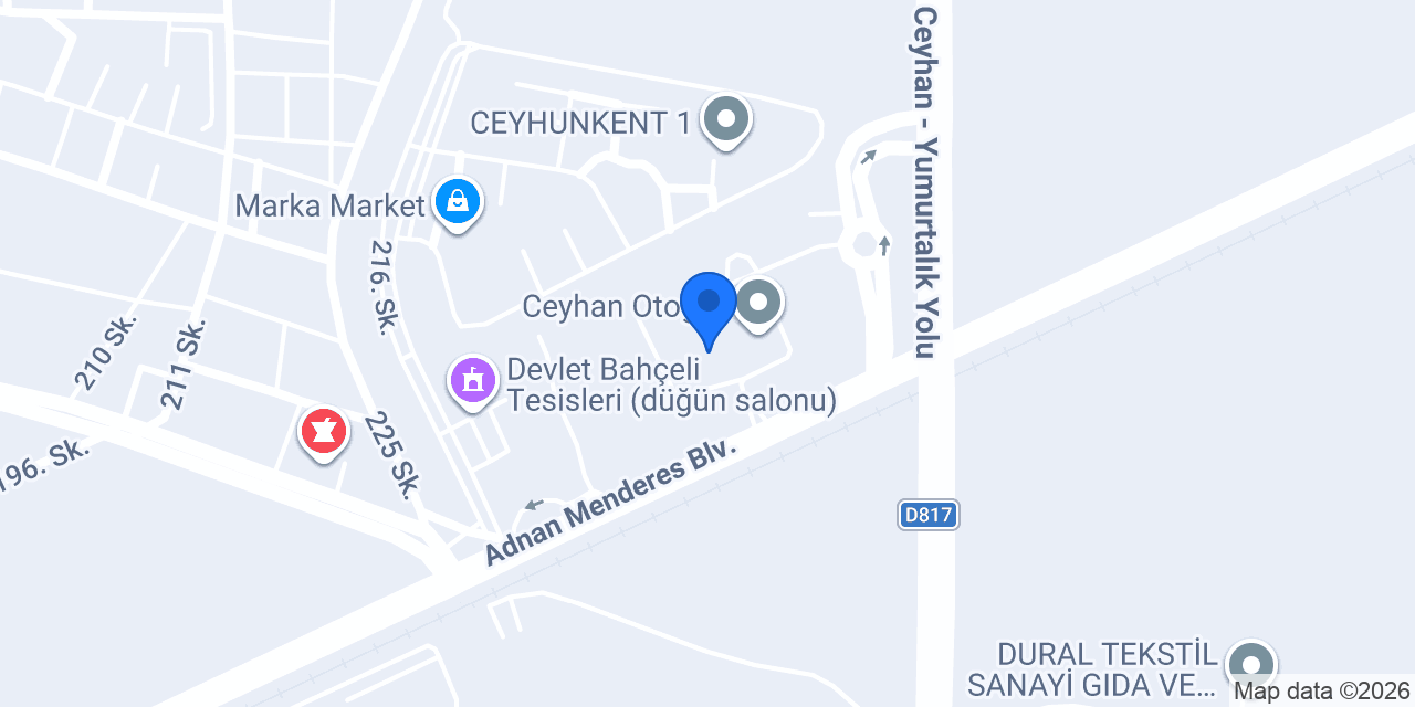 CEYHAN OTEL - ELFLORA OTEL & RESTAURANT konumu