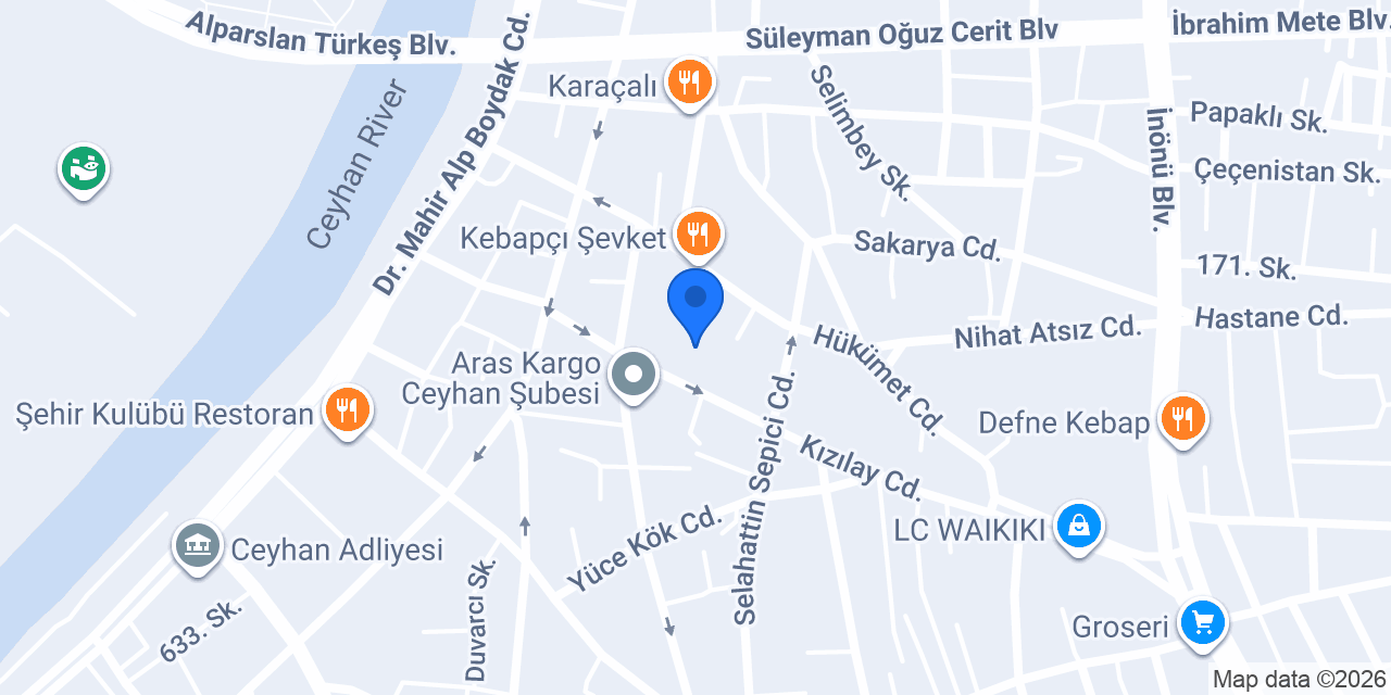 9K Erkek Kuaförü konumu