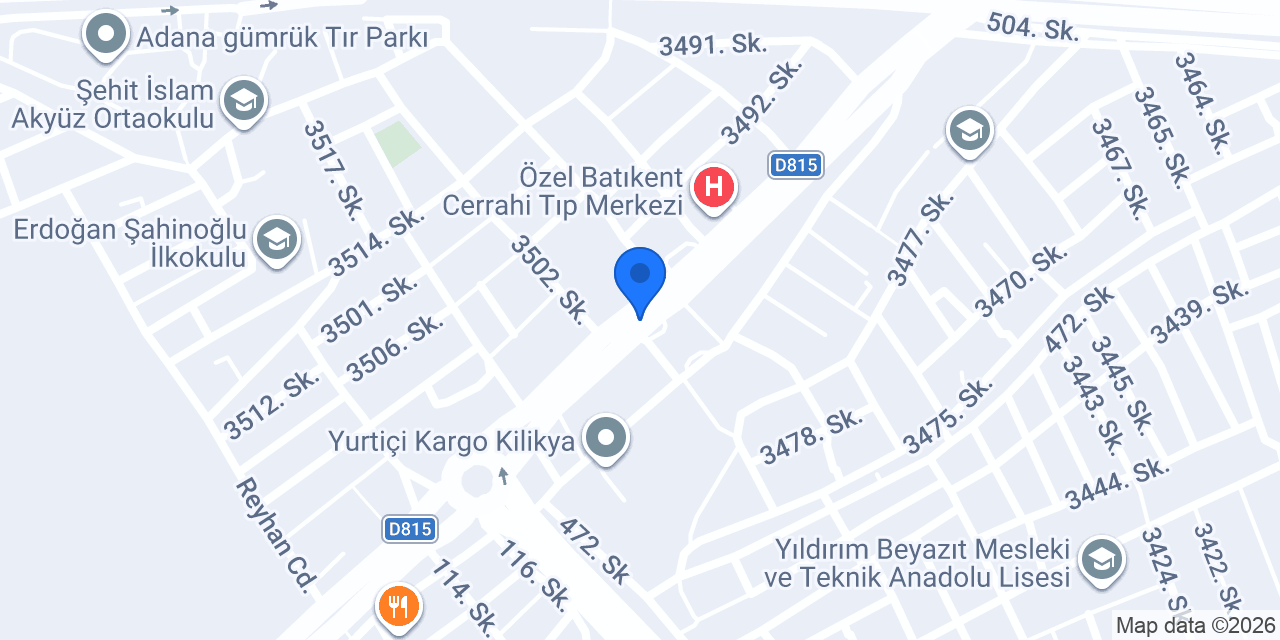 Sinan Cafe & Bistro konumu