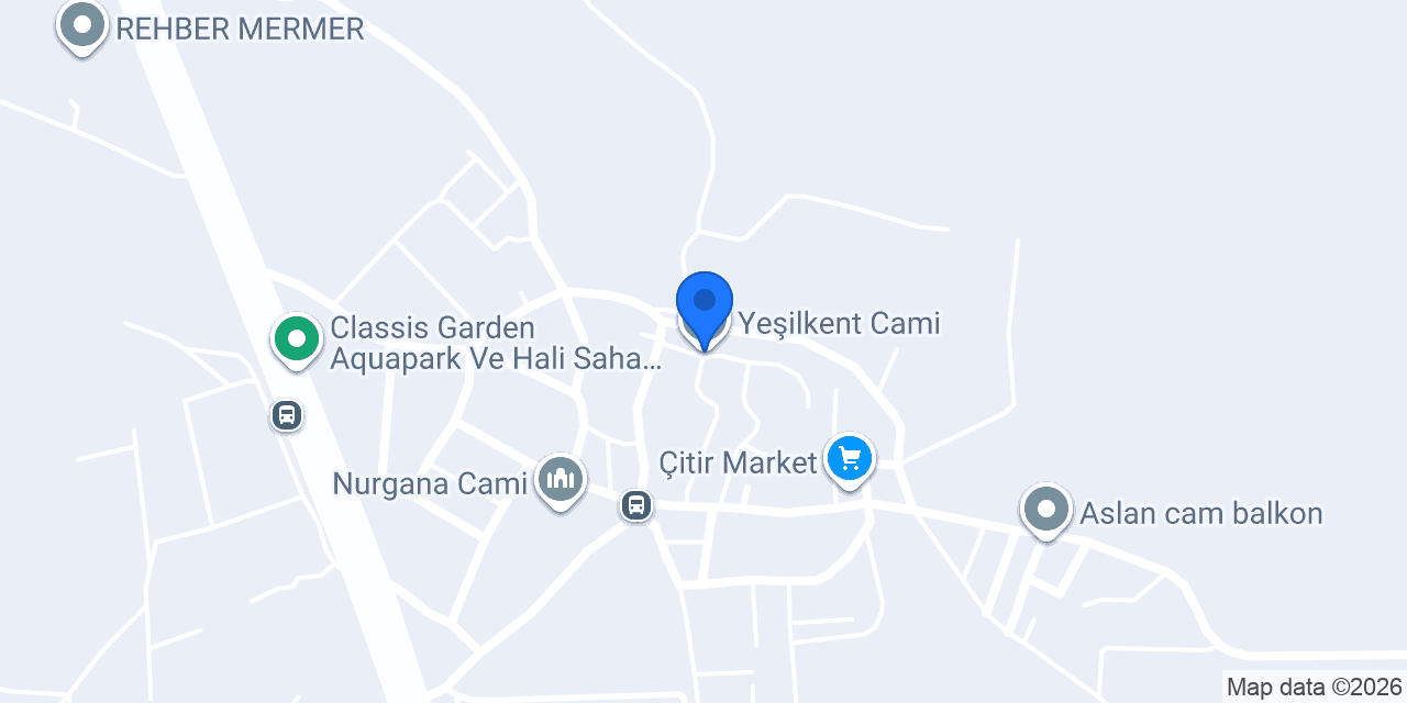 Yeşilkent Cami konumu