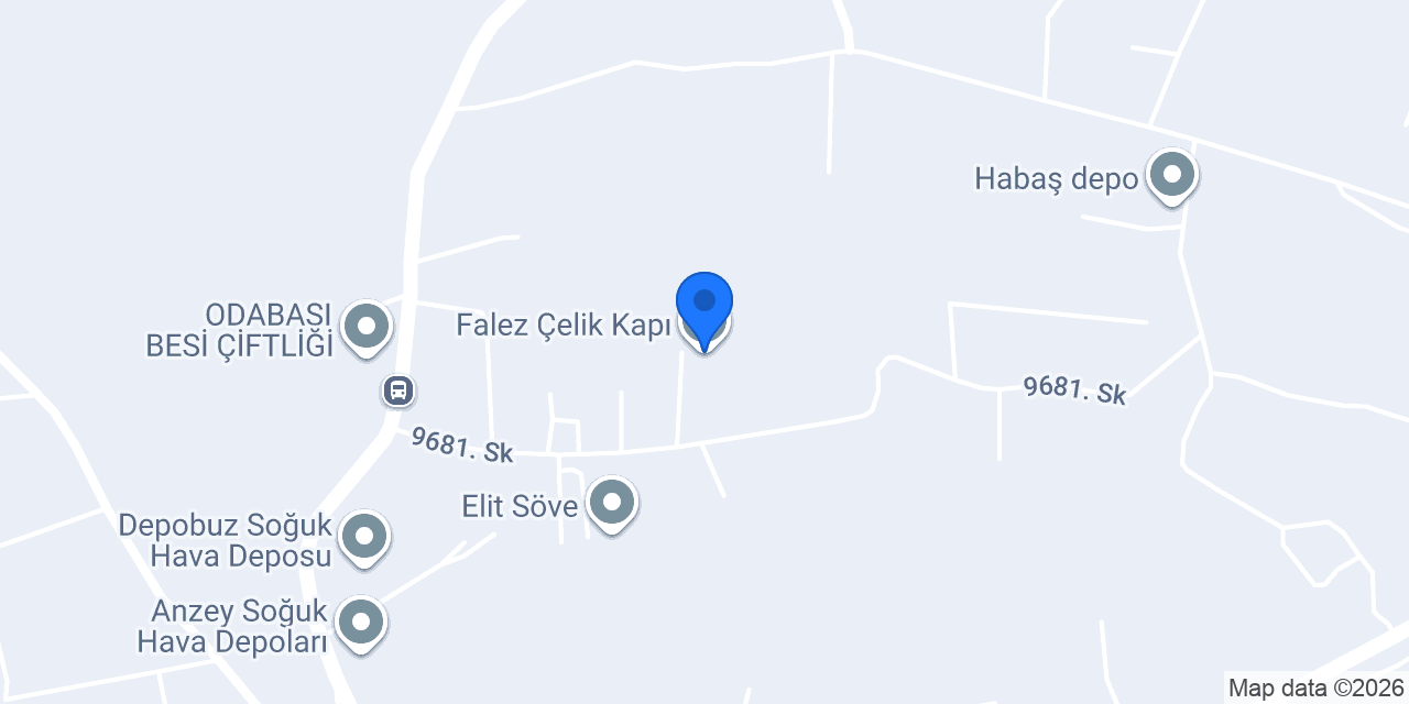 Falez Çelik Kapı konumu