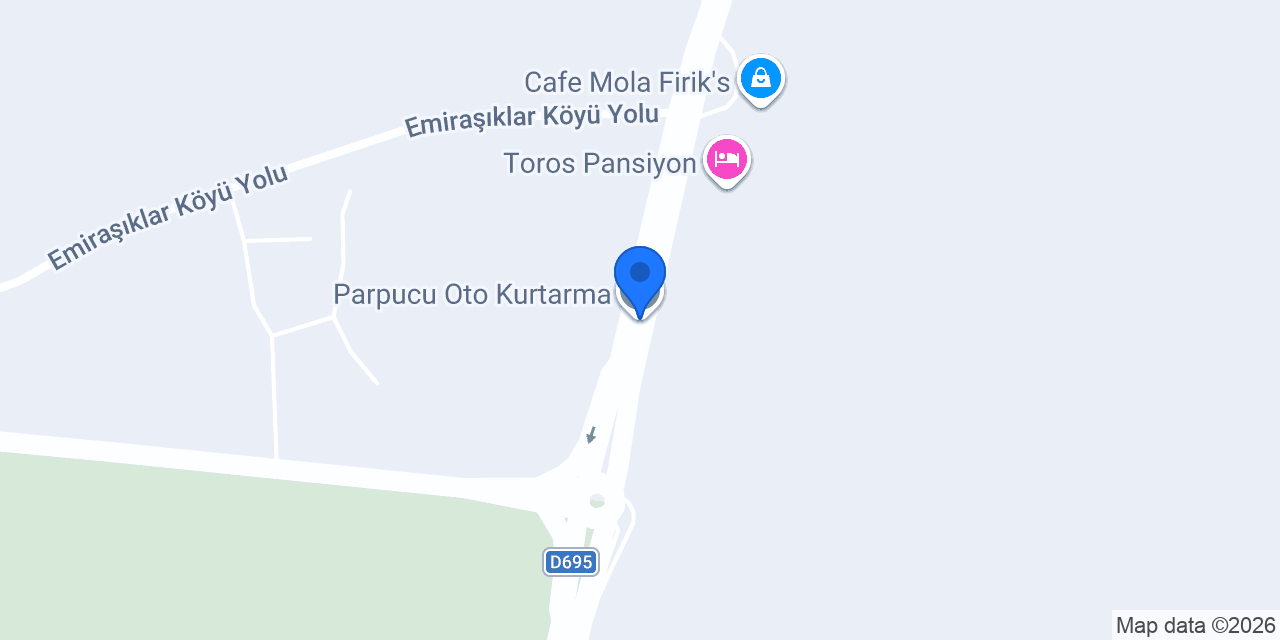 Parpucu Oto Kurtarma konumu