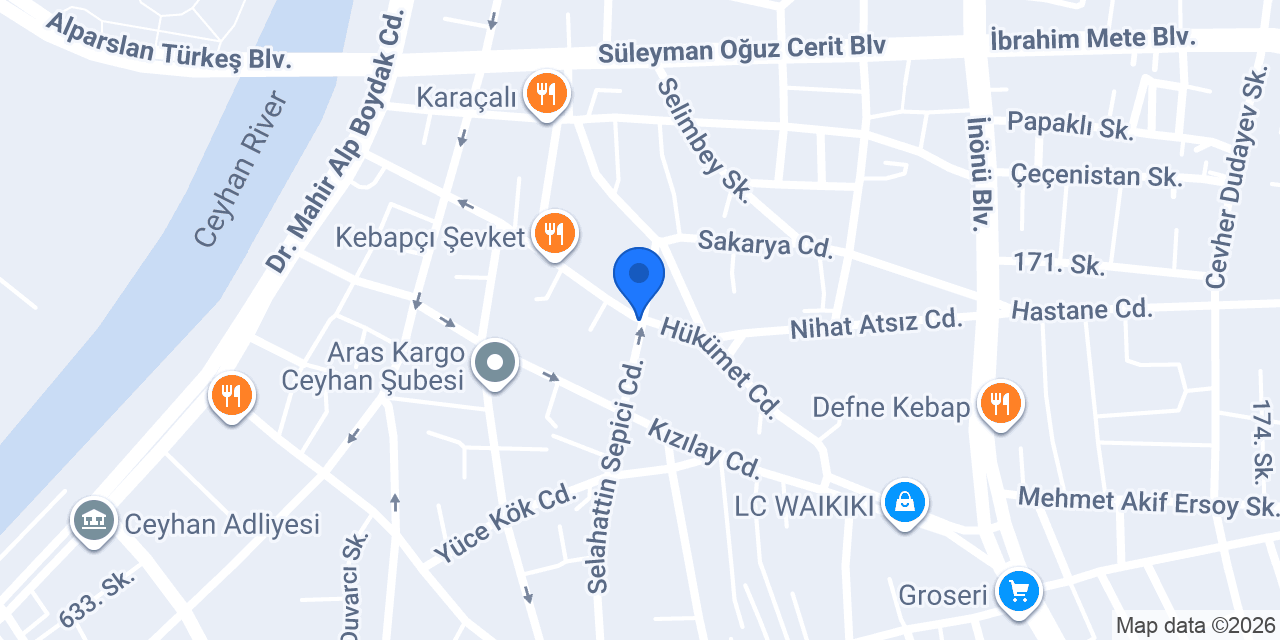 Şekerli Sigorta konumu