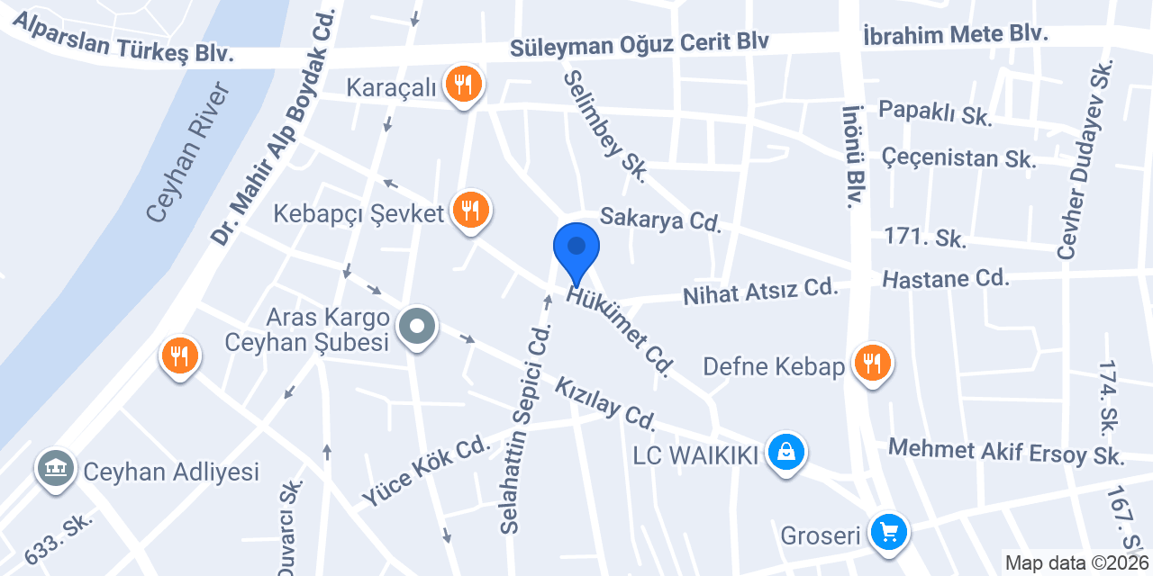 Ceyhan Ticaret Odası konumu
