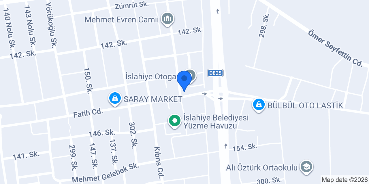 su arıtma islahiye konumu