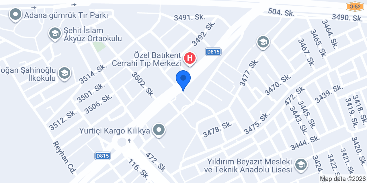 Ergül Yapı konumu