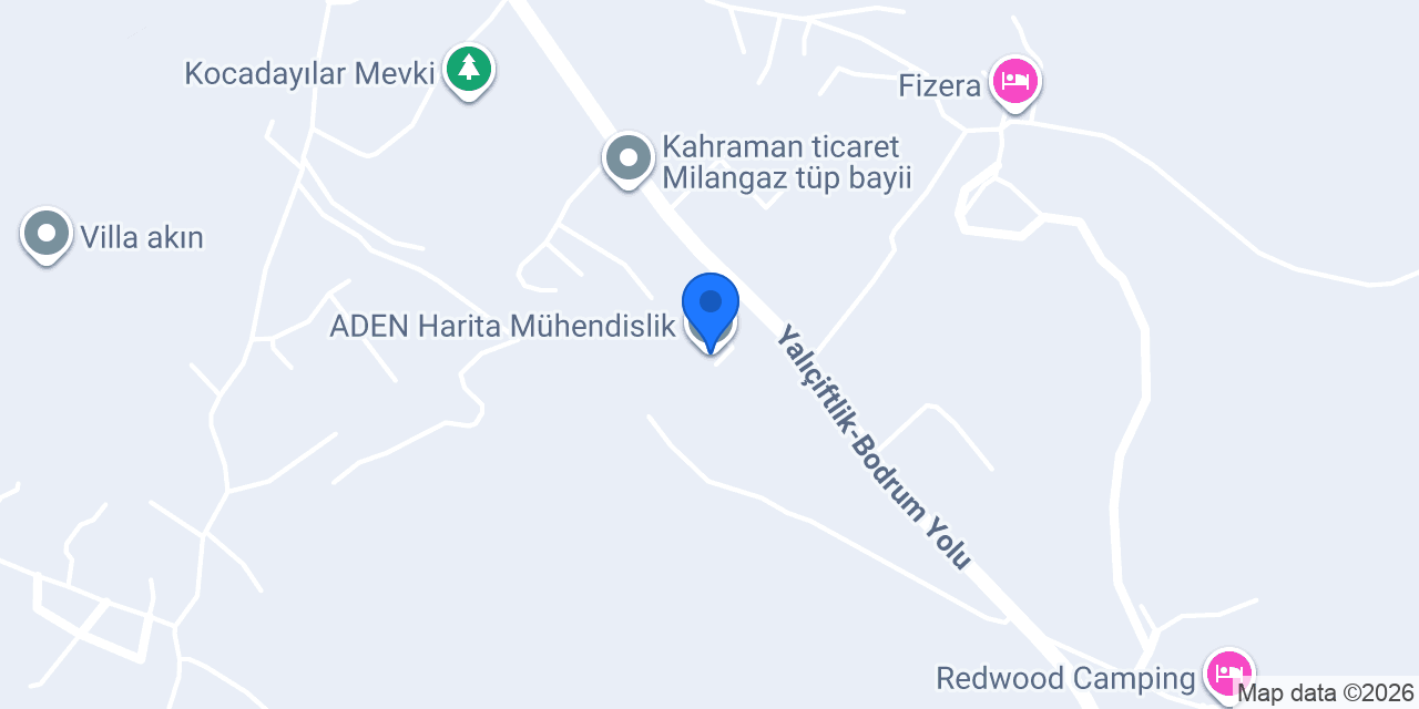 ADEN Harita Mühendislik konumu