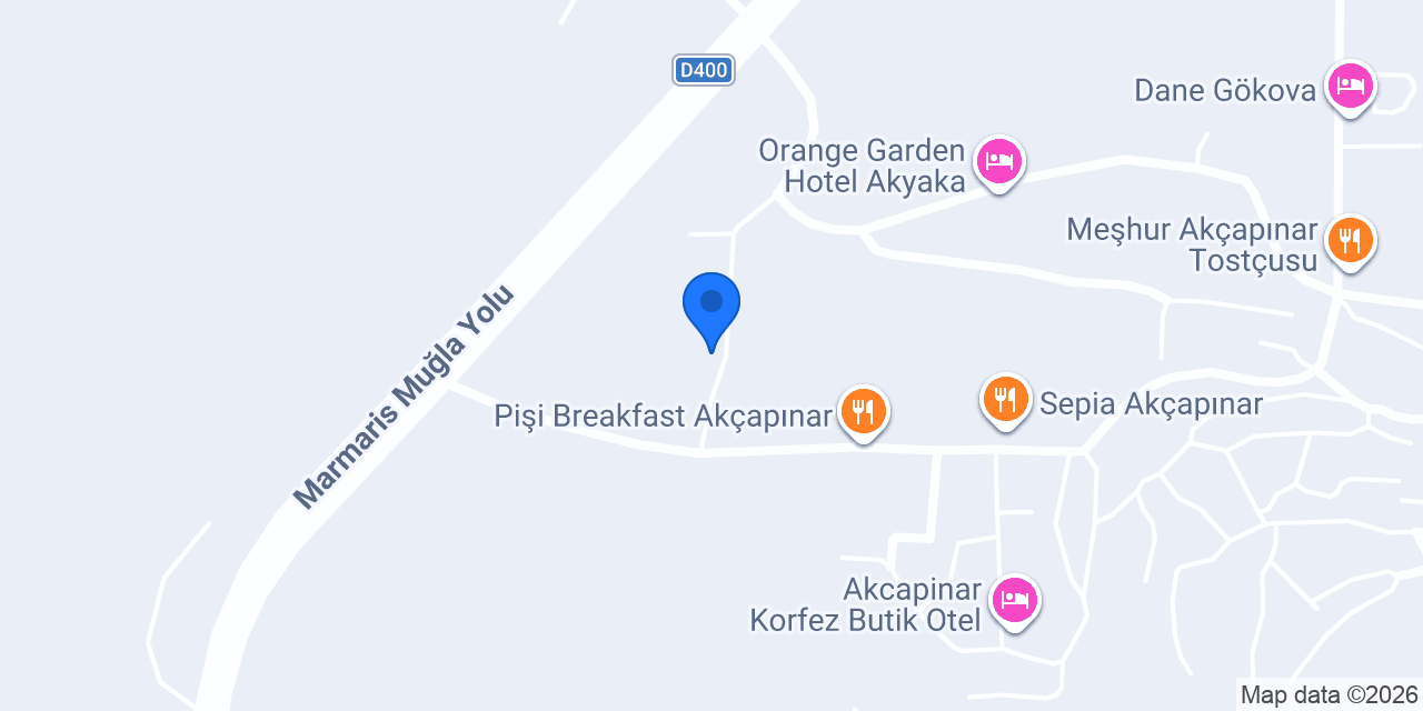 DERYA APART_PANSiYON konumu