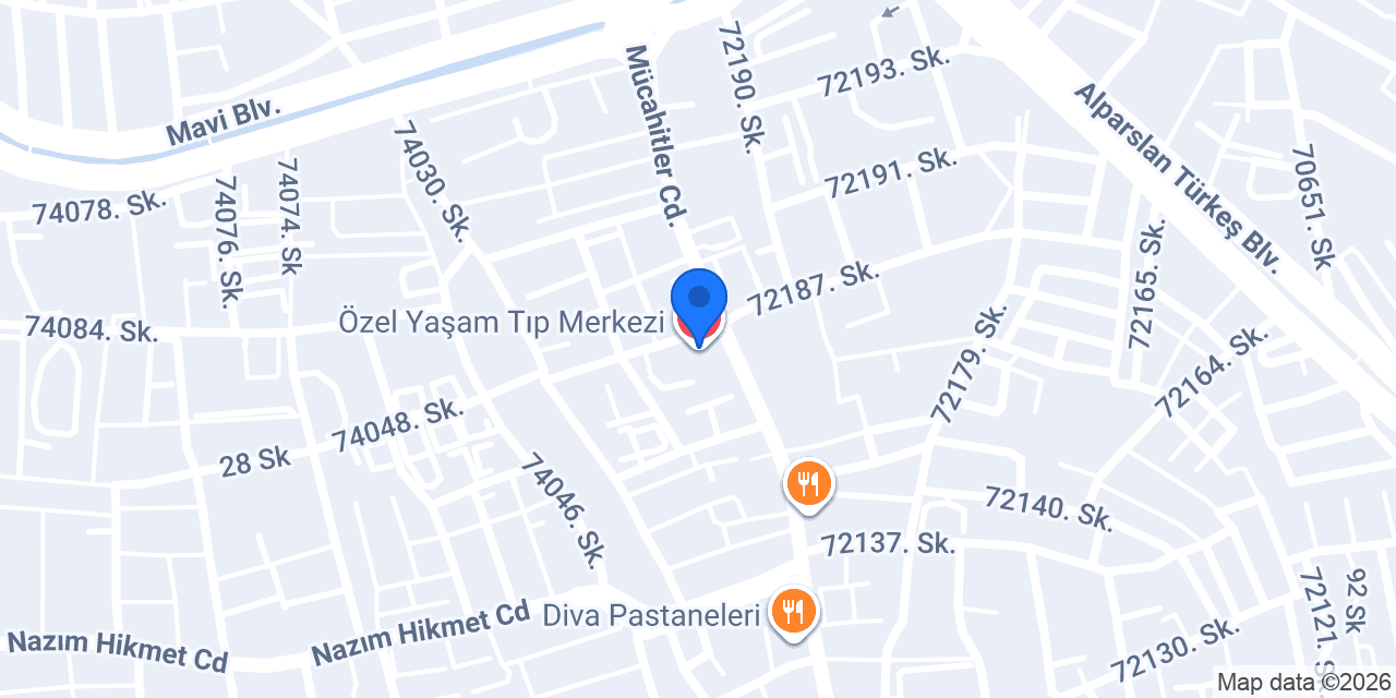 Özel Yaşam Tıp Merkezi konumu
