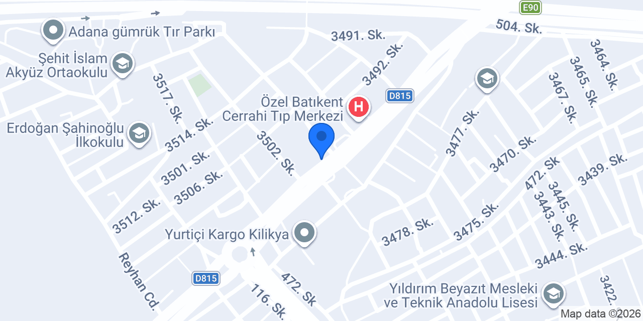 Sevim Tekin Anadolu Lisesi konumu