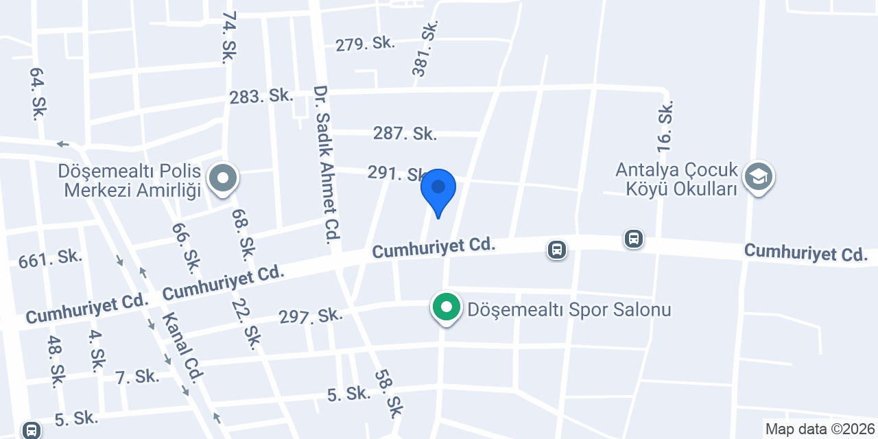 Erdaş Branda Döşeme konumu
