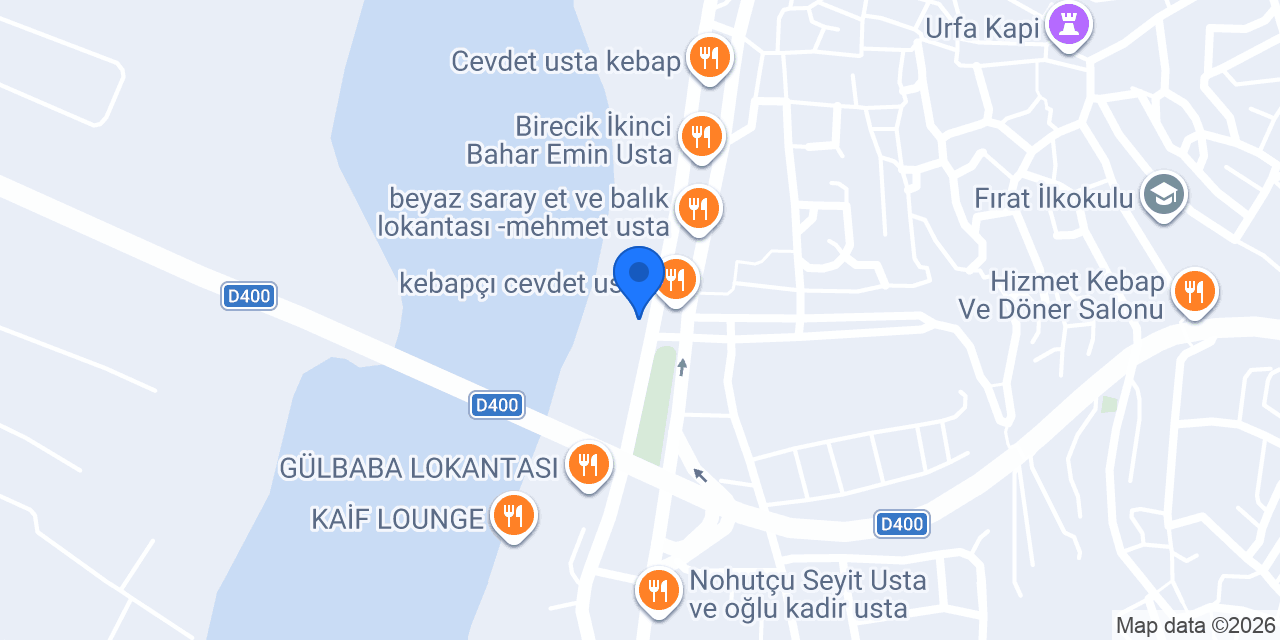 Birecik Kebab hanı konumu