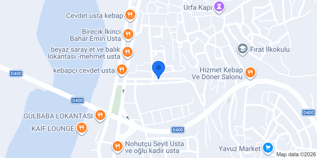 BİRECİK TAKSİ 7/24 konumu