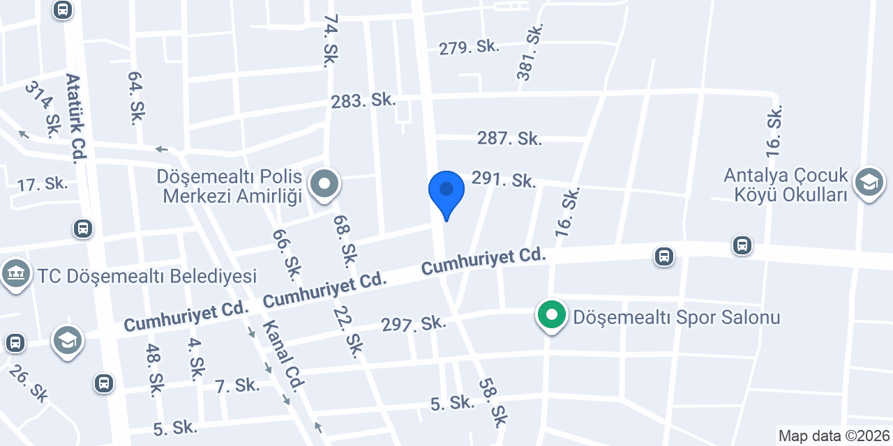 Döşemealtı Elektrik konumu