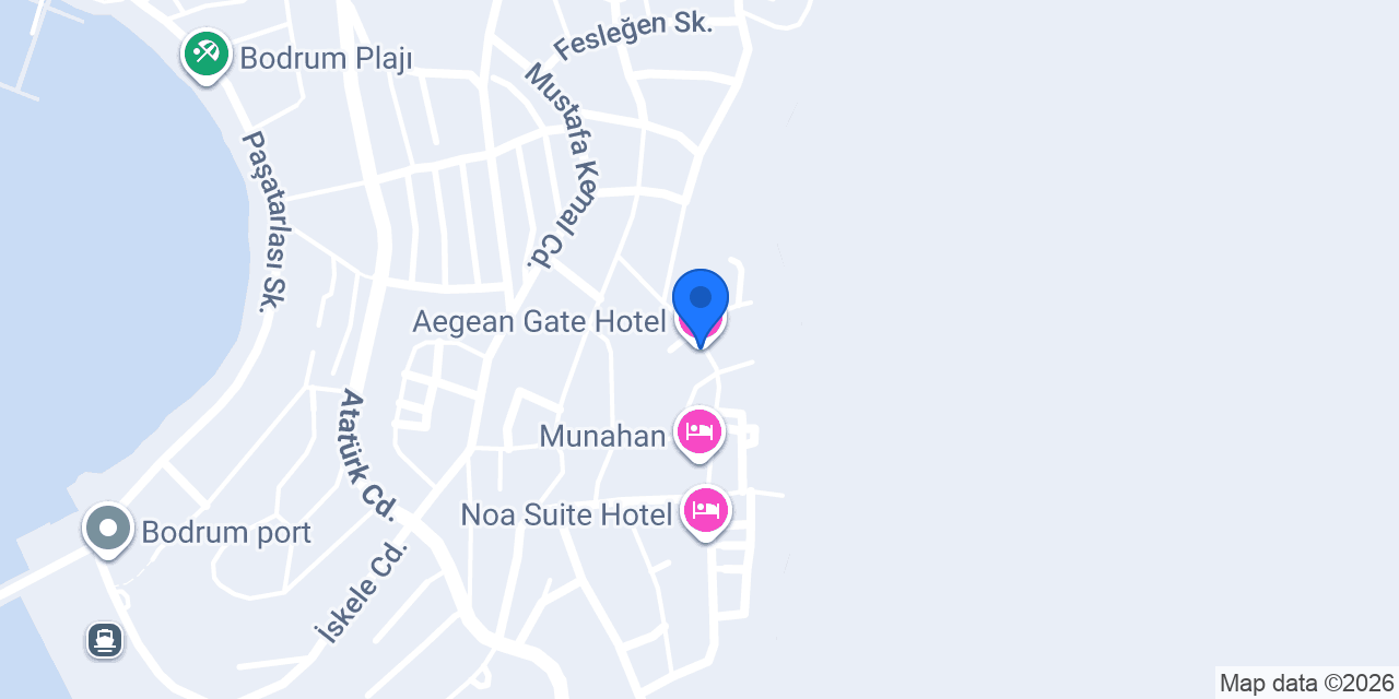 Aegean Gate Hotel konumu