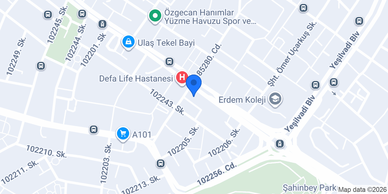 Özen Eczanesi konumu