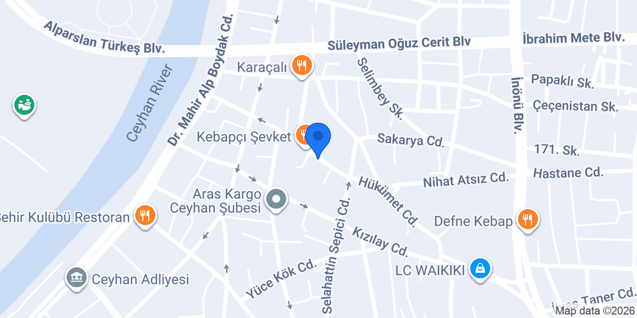 Şato Börek konumu