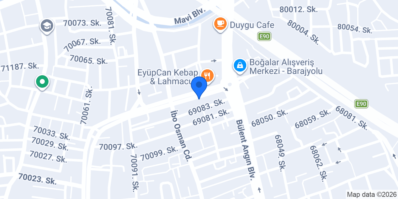 Kebapçı İbo konumu