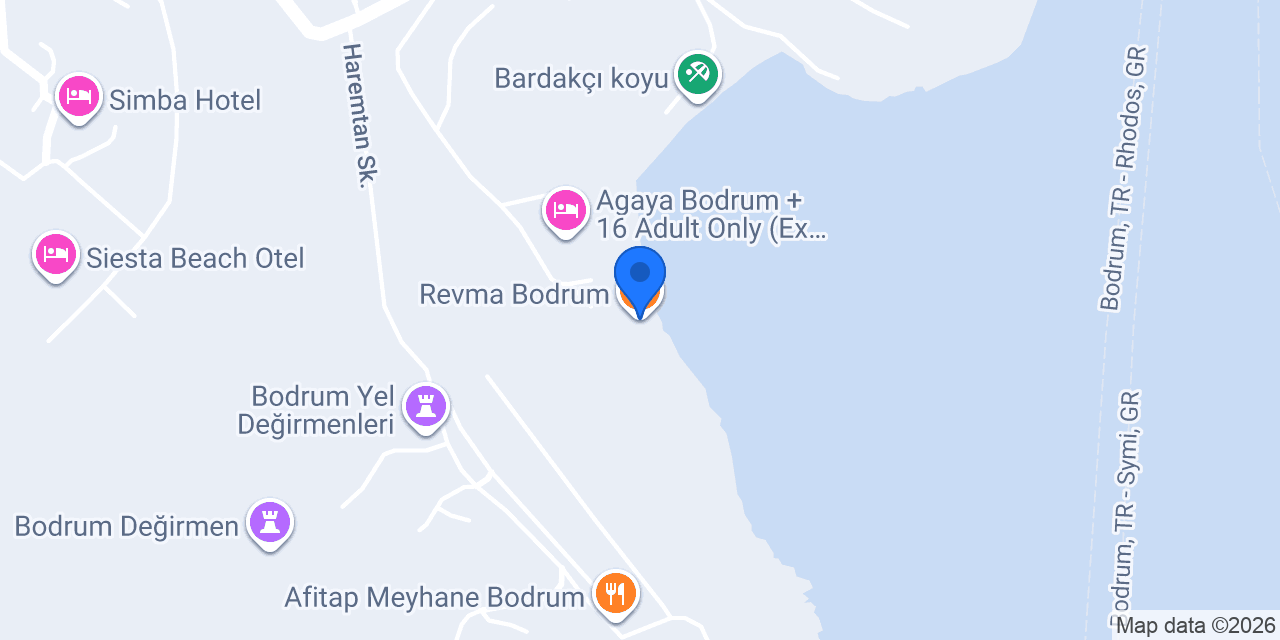 Revma Bodrum konumu
