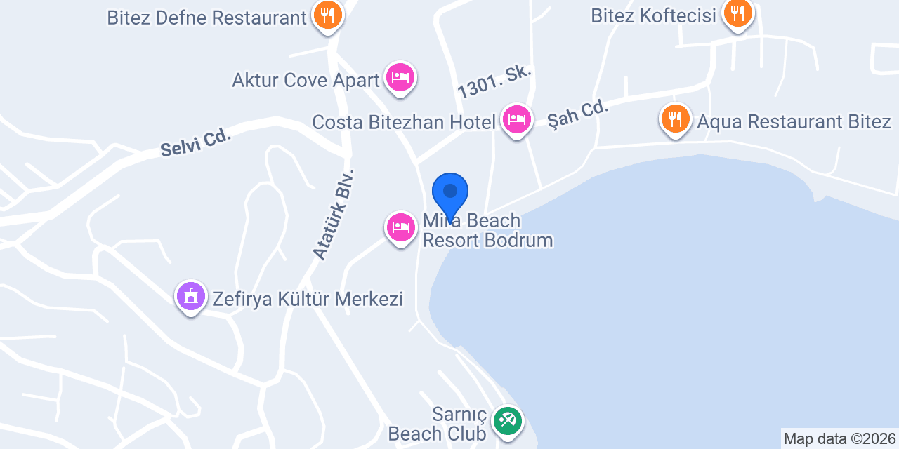 BSC Yelken (Bodrum Sailing Center) konumu