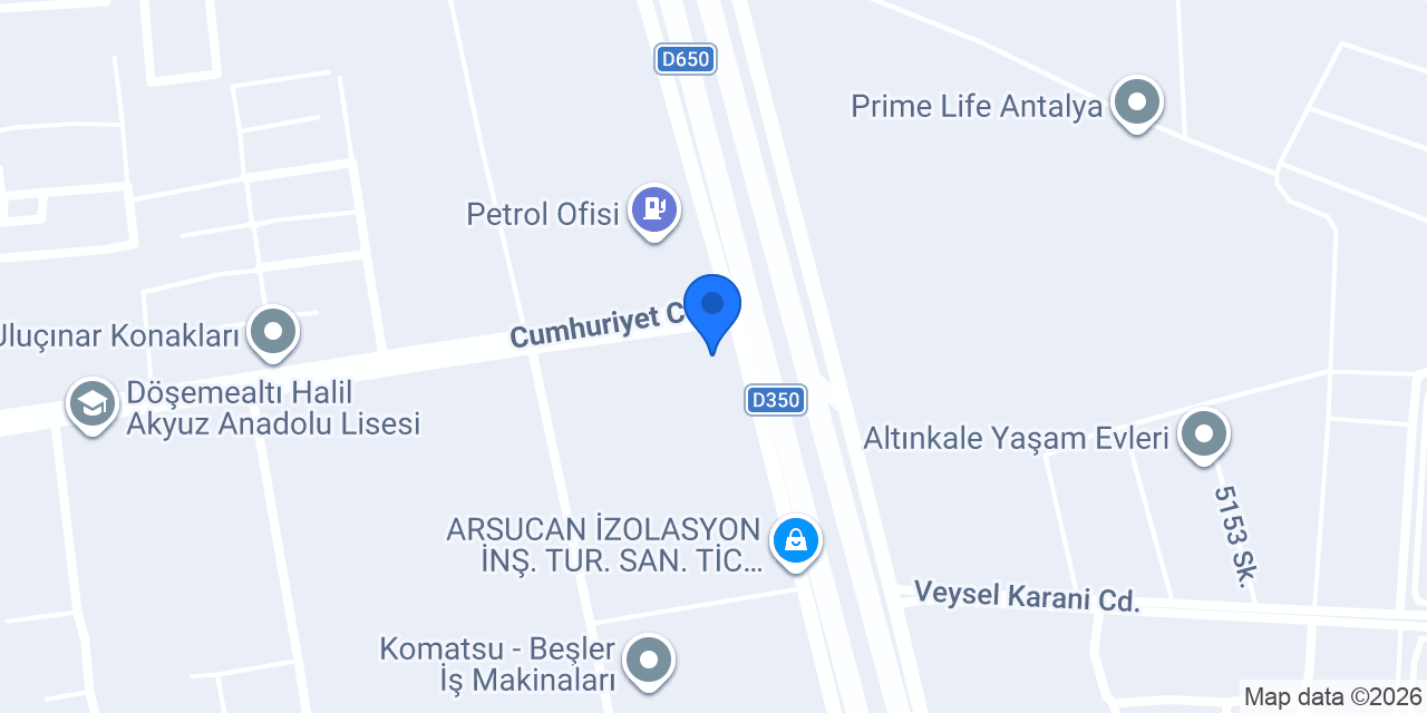 ASKO Holding Antalya konumu