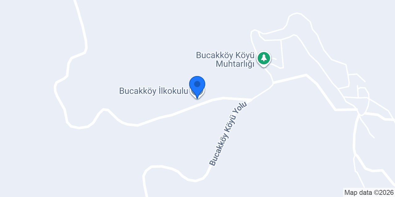 Bucakköy İlkokulu konumu