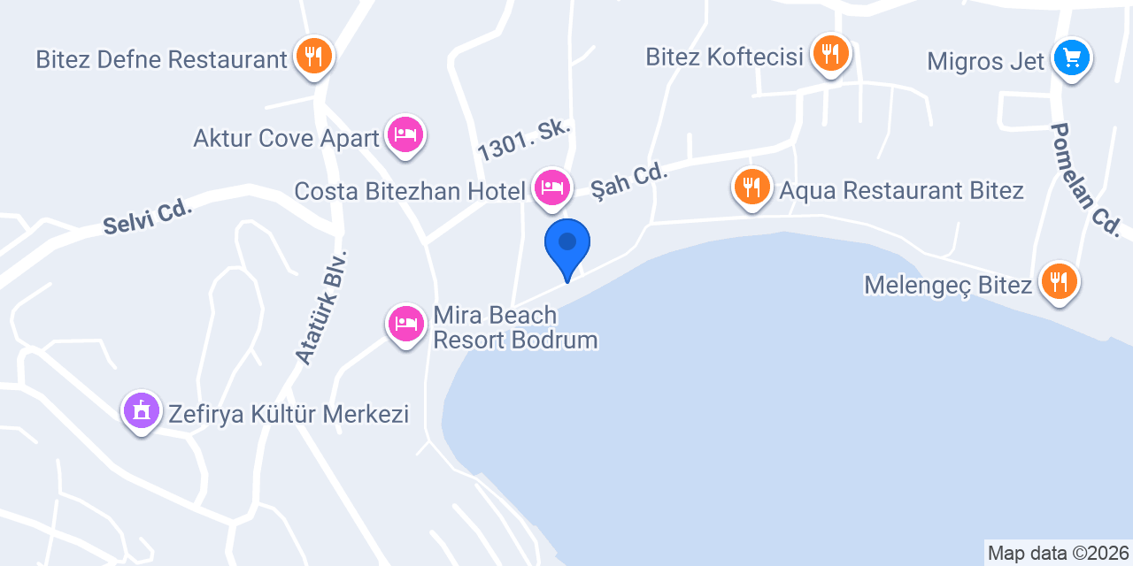 Deniz Beach Restaurant & Bar konumu