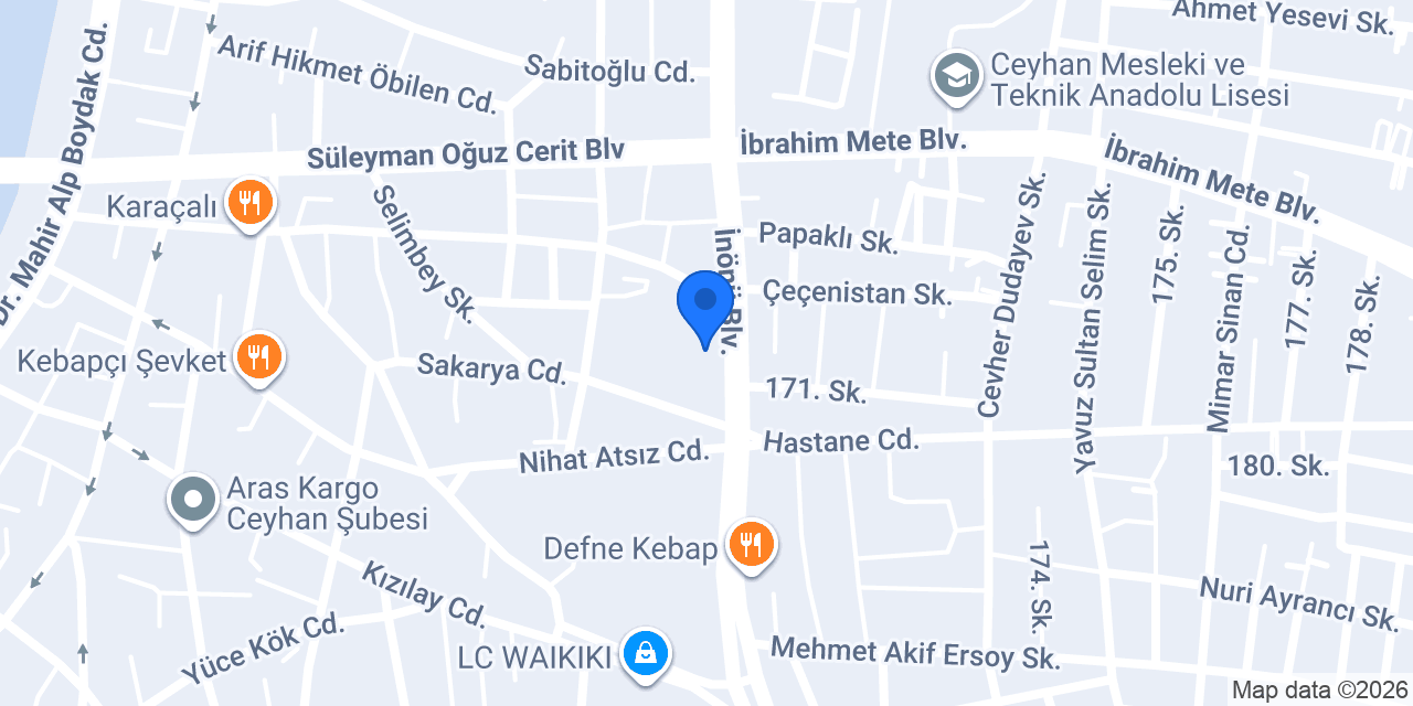 Komagene Etsiz Çiğ Köfte konumu