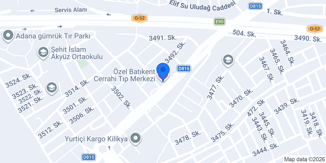 Özel Batıkent Cerrahi Tıp Merkezi konumu