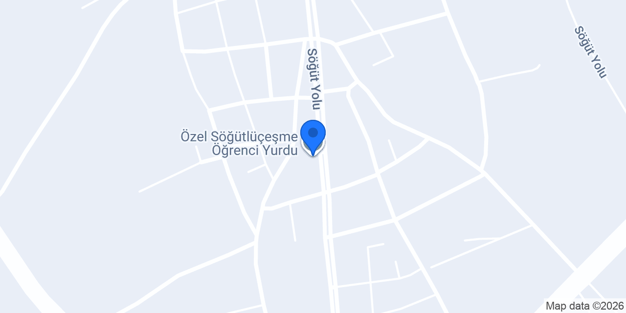 Özel Söğütlüçeşme Öğrenci Yurdu konumu