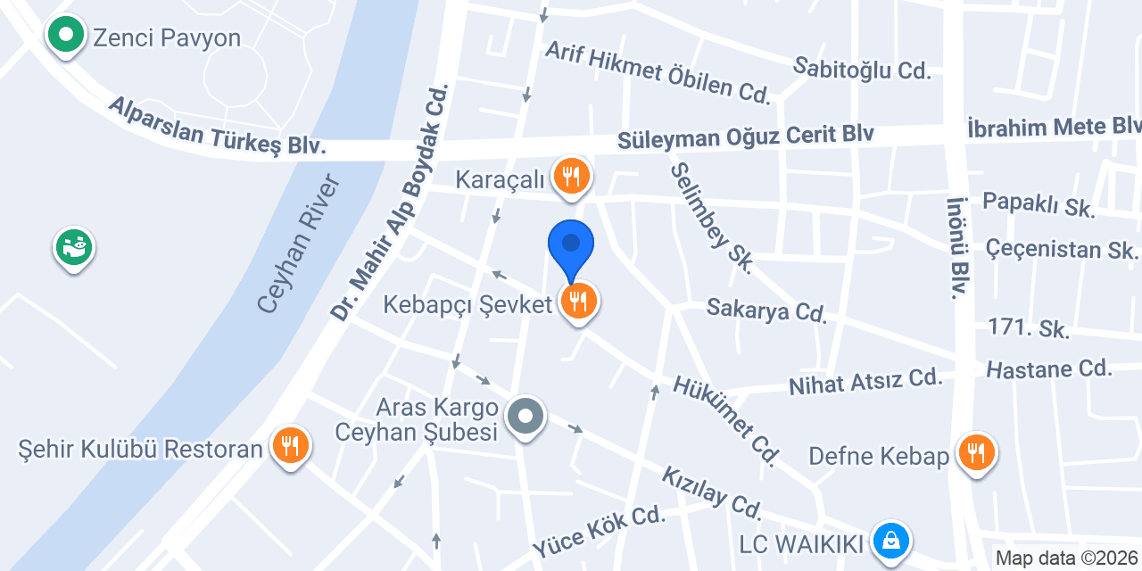 Ceyhan Elektirik Şahin&Hulusi konumu