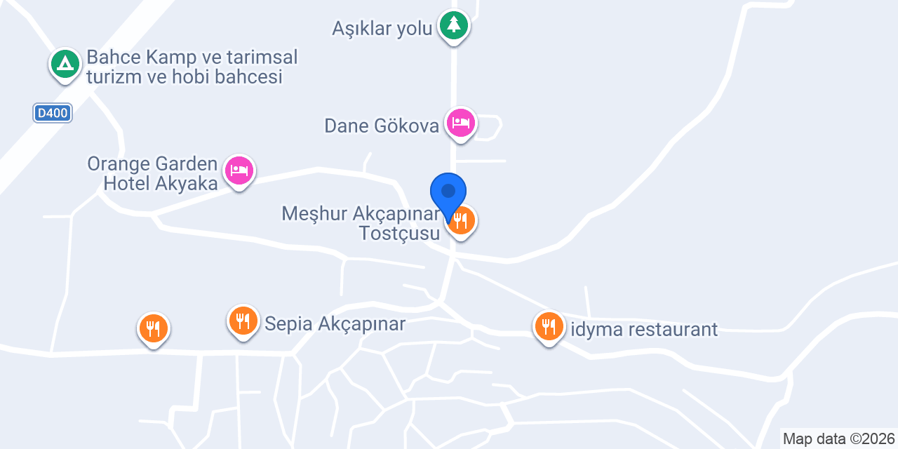 Bodur Pansiyon konumu