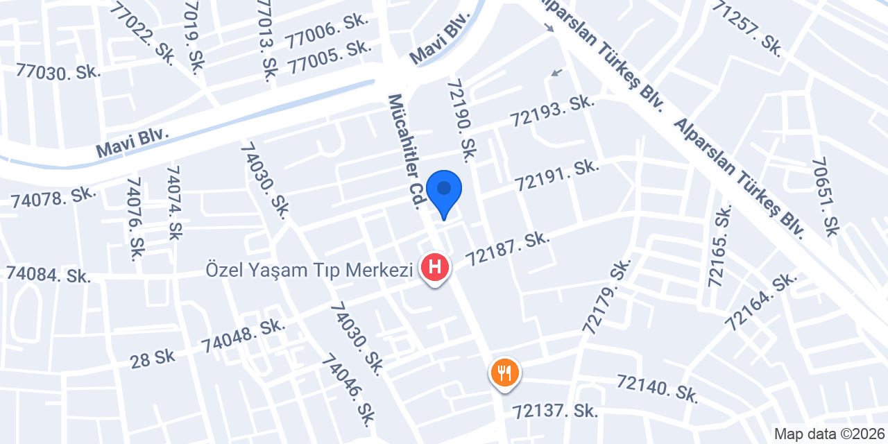 Kızılkaya Et Piliç konumu