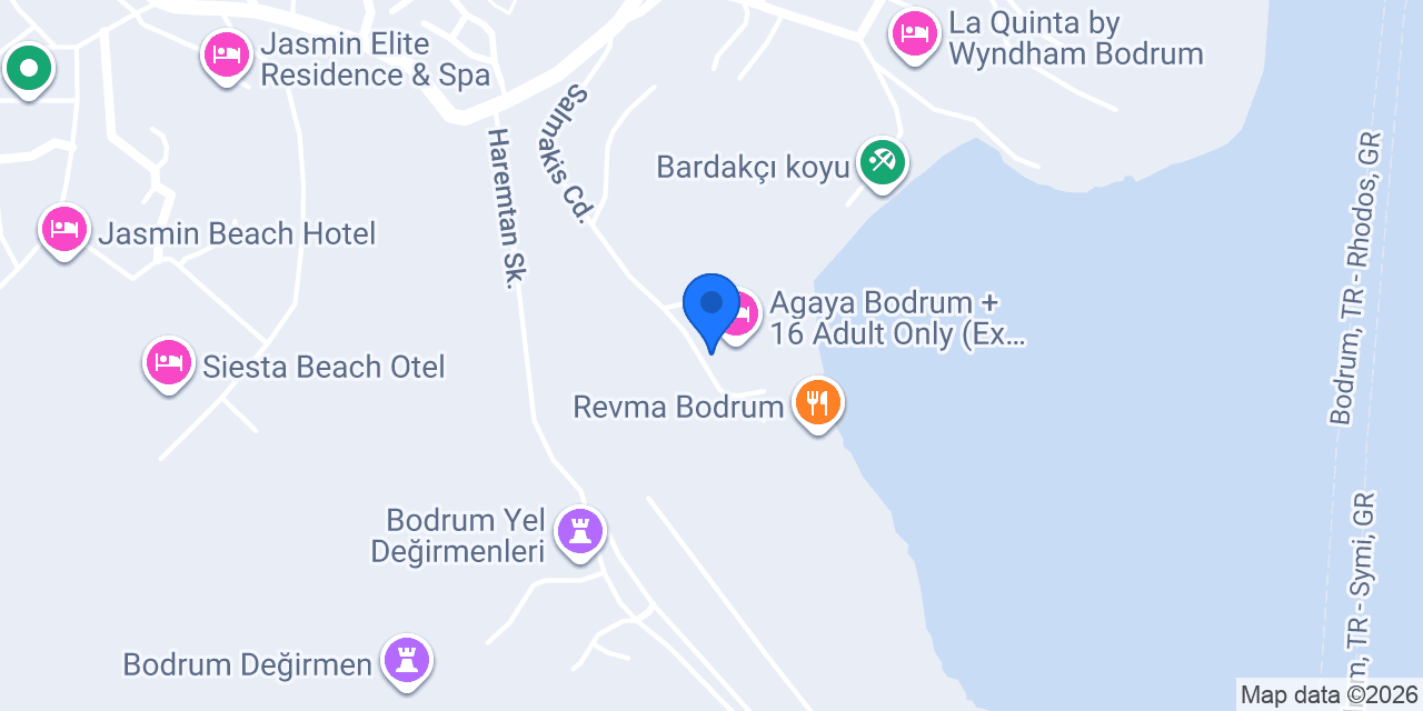 Bodrum Maviada Su Sporları Kulübü konumu