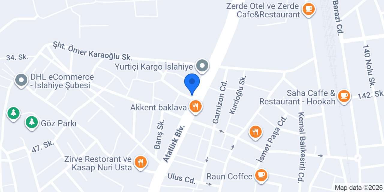 ŞAHİN AUTO konumu