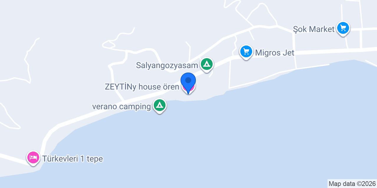 ZEYTİNy house_ören konumu