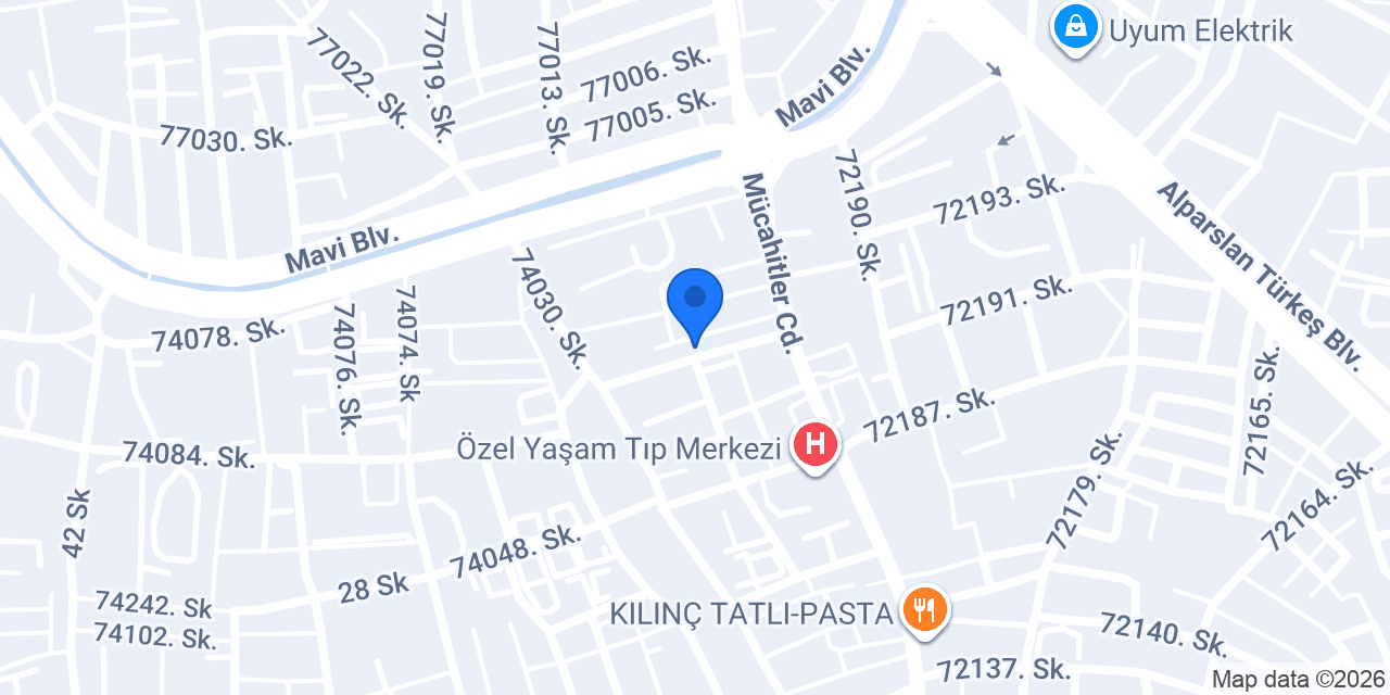 Yazar Sıhhi Tesisat konumu