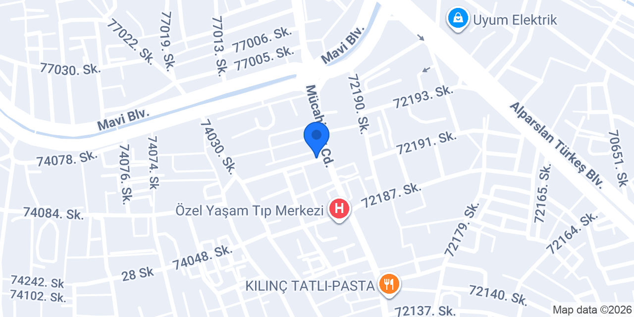 ASYA GARAGE konumu