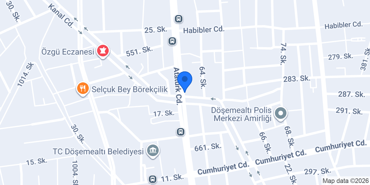 Döşemealtı texas döner konumu